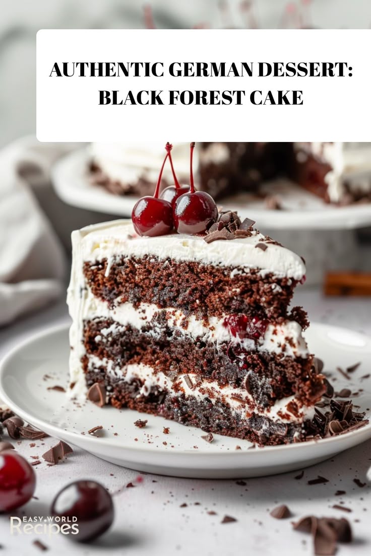 German Black Forest Pastry