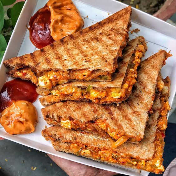 Paneer Tikka Sandwich