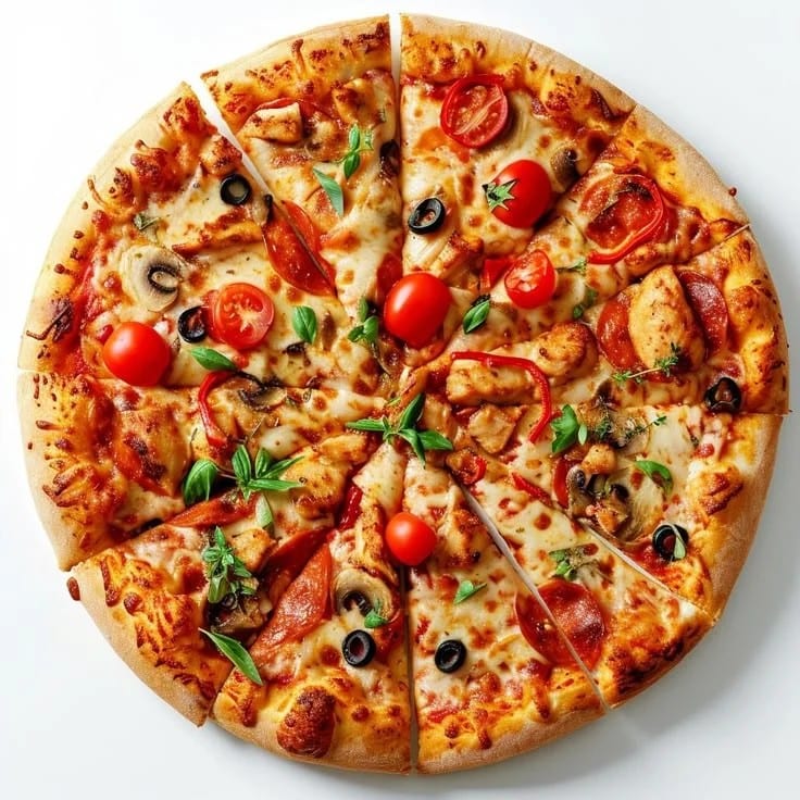 Baby Vegetable Pizza.