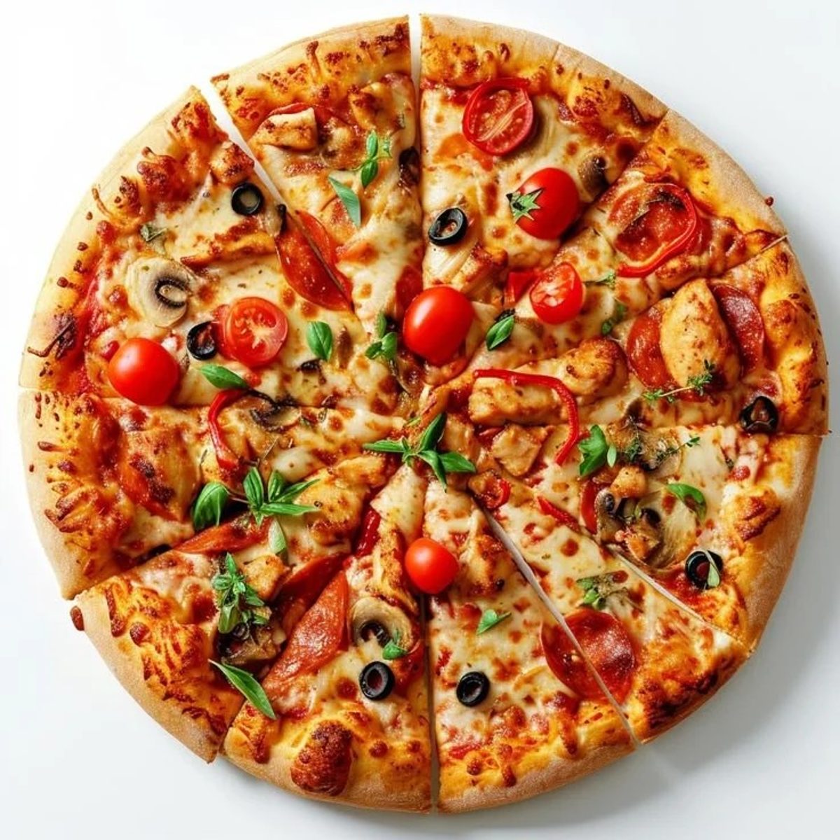 Baby Vegetable Pizza