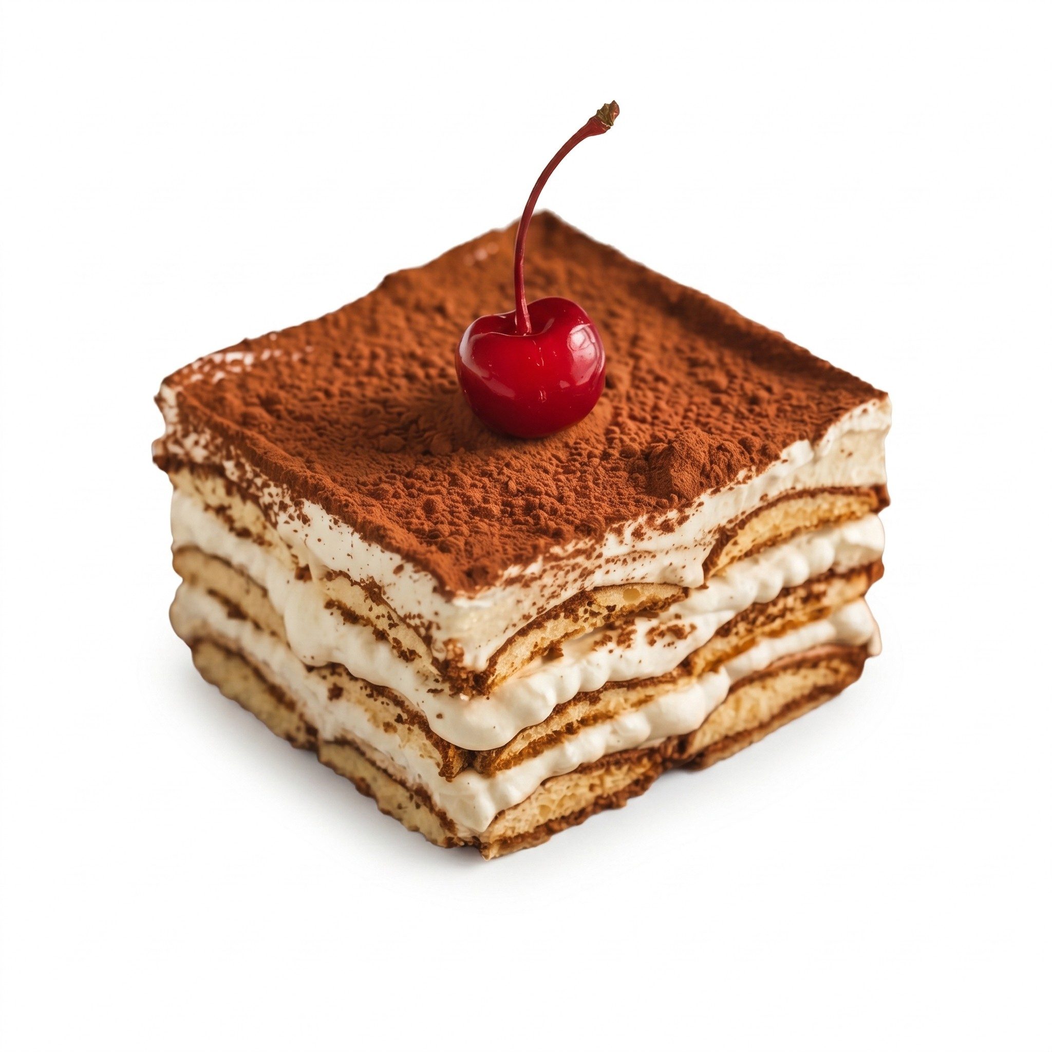 Tiramisu Cake Slice.