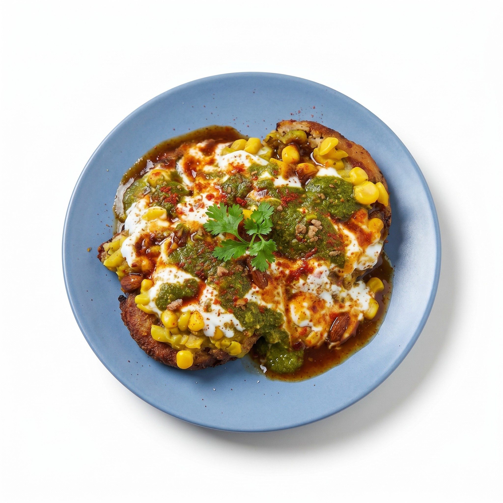 Aloo Tikki Chaat.