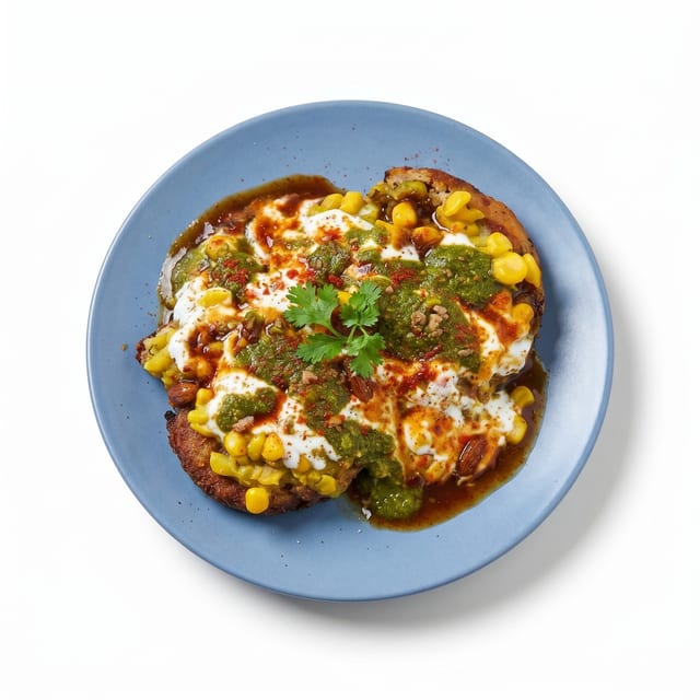 Aloo Tikki Chaat.