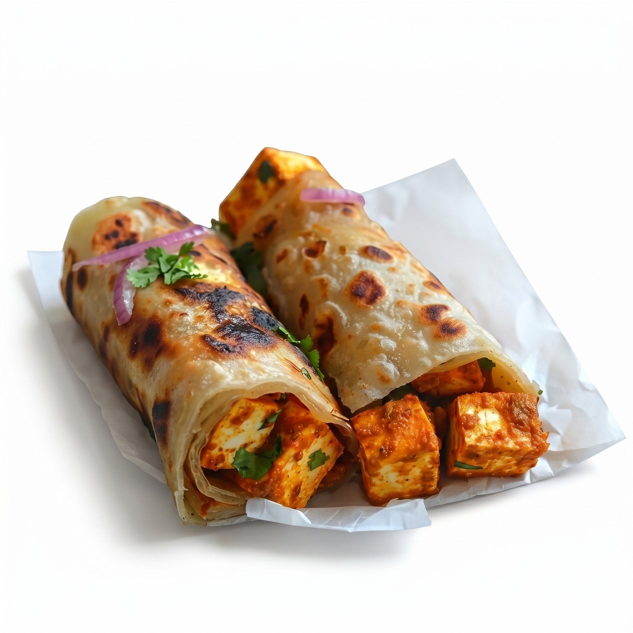 Paneer Kathi Roll.