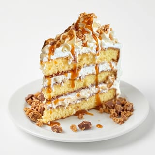 Butterscotch Cake Slice