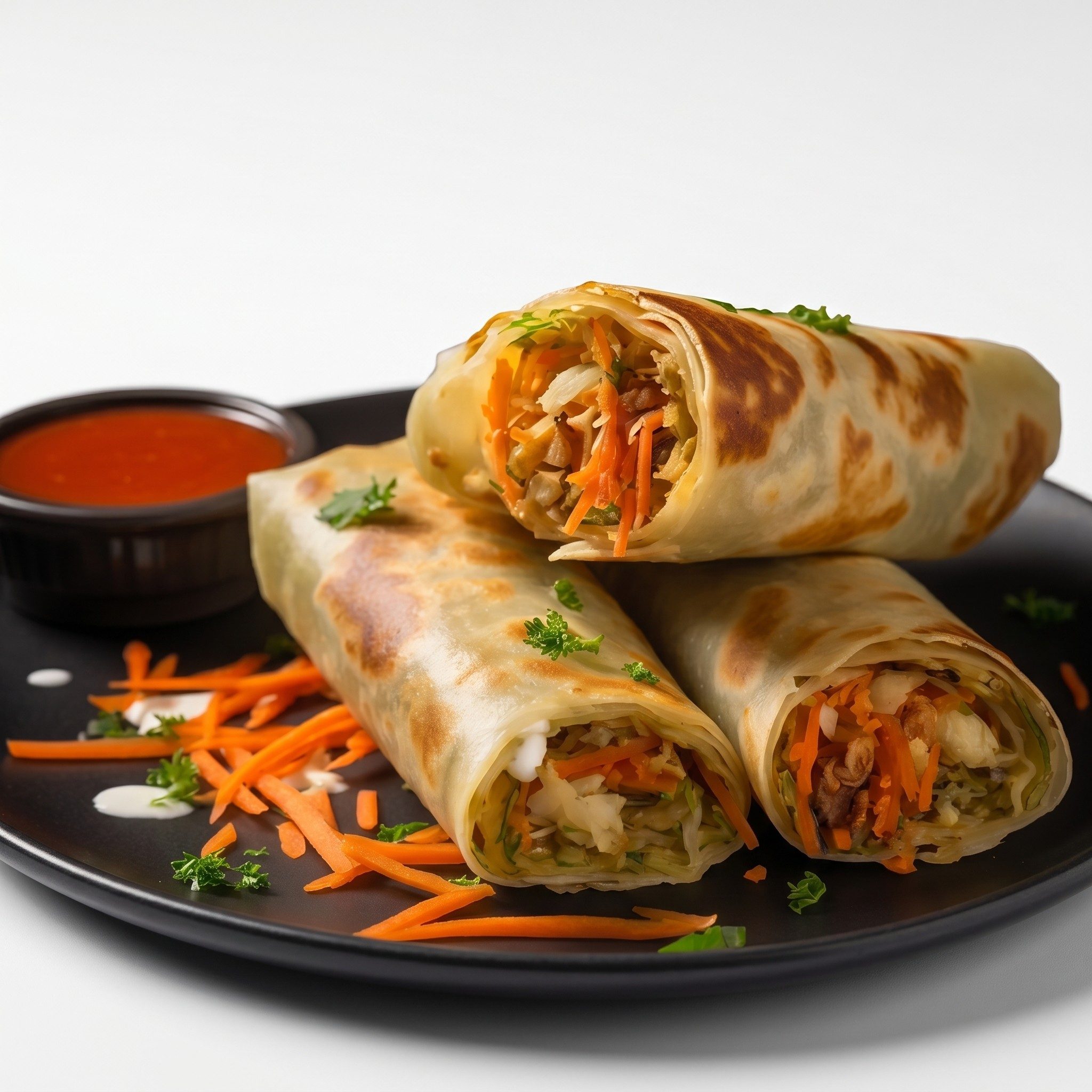 Veg Kathi Roll.