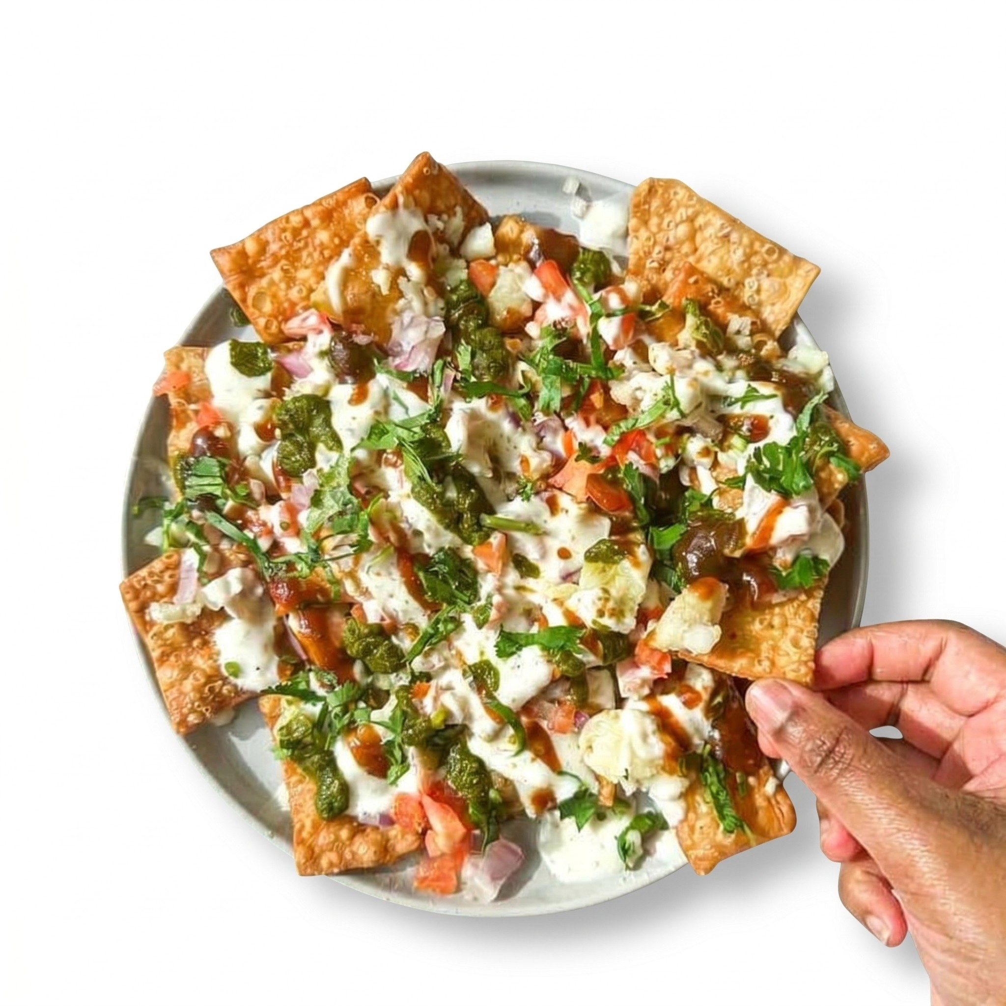 Aloo Papdi Chaat.